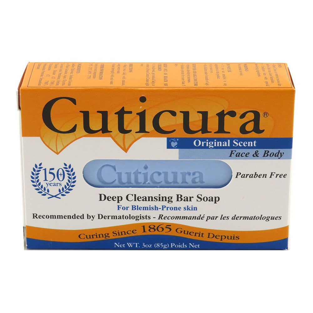 Cuticura Medicated Anti-Bacterial Bar Soap, Original Formula - 3 Oz